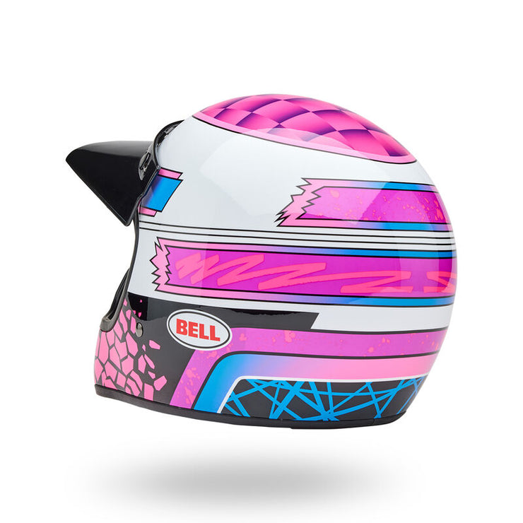 BELL MOTO 3 - DEATHSPRAY PINK/PURPLE