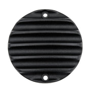 MOTONE CLUTCH (LHS) COVER/BADGE - RIBBED - BLACK