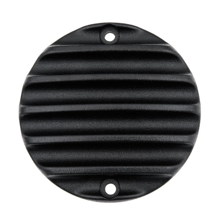 MOTONE CLUTCH (LHS) COVER/BADGE - RIBBED - BLACK