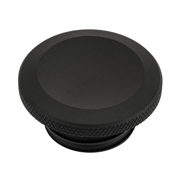 MOTONE JETSON DISHED LOW PROFILE FUEL GAS CAP - BILLET ALUMINIUM - BLACK