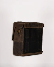 GOLDTOP LEATHER TANK BAG - LARGE - TOBACCO