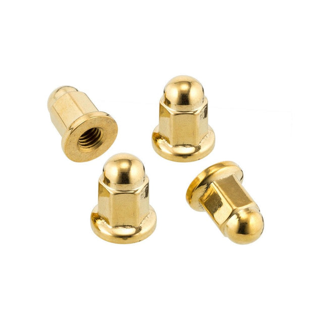 MOTONE MAGNUM FORCE EXHAUST CLAMP NUTS - BRASS