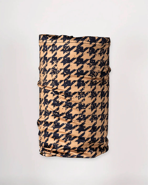 GOLDTOP NECK TUBE - GOLD HOUNDSTOOTH