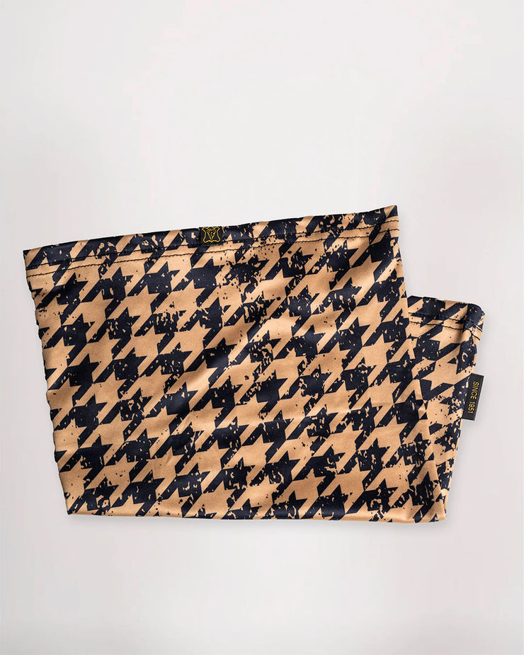 GOLDTOP NECK TUBE - GOLD HOUNDSTOOTH