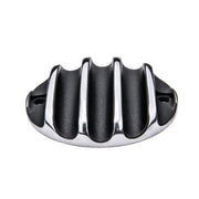 MOTONE POINTS ACG COVER/BADGE - RIBBED - BLACK/POLISH CONTRAST FINISH