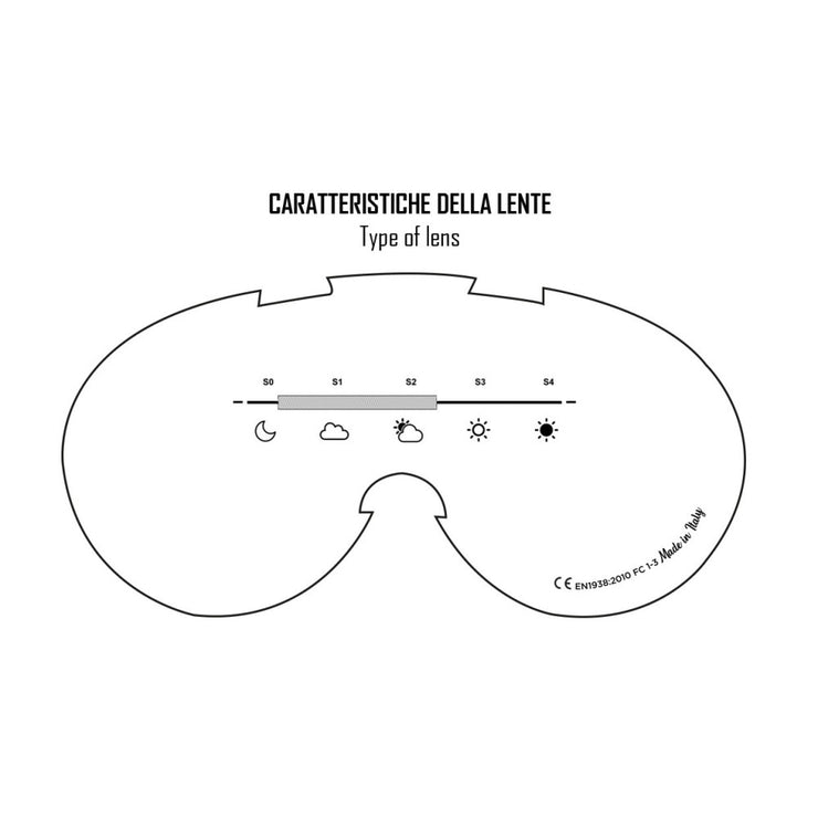 ETHEN SCRAMBLER GOGGLE PHOTOCHROMIC LENS - ITALY