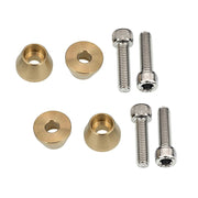 MOTONE SHOCK MOUNT FINISHING KIT - BRASS