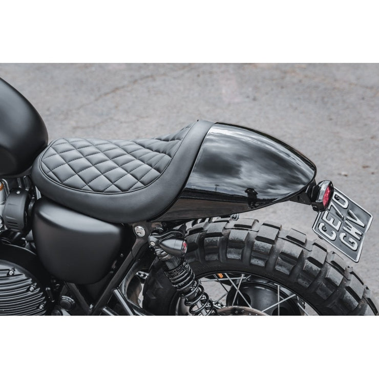 MOTONE TAIL TIDY KIT FOR LC TRIUMPH STREET TWIN/STREET SCRAMBLER/T100/T120 - "GORT" - GLOSS BLACK