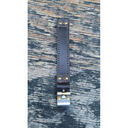 MOTONE THE BELTANE - BOBBER/SPEEDMASTER BATTERY STRAP - BROWN LEATHER & BRASS