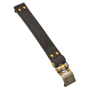 MOTONE THE BELTANE - BOBBER/SPEEDMASTER BATTERY STRAP - BROWN LEATHER & BRASS