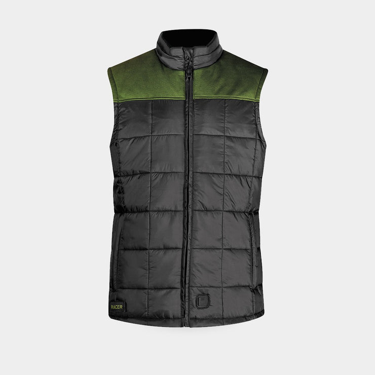 RACER DISTRICT 2 HEATED VEST - BLACK KHAKI