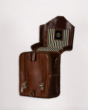 GOLDTOP LEATHER TANK BAG - LARGE - BROWN VEG TANNED