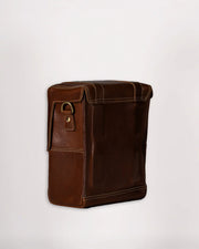 GOLDTOP LEATHER TANK BAG - LARGE - BROWN VEG TANNED