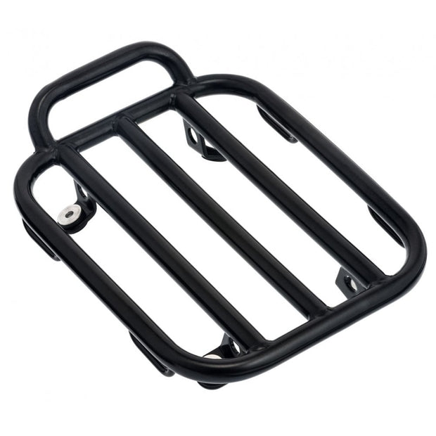 MOTONE VOYAGER REAR RACK - FOR TRIUMPH BOBBER / INDIAN SCOUT / HARLEY / BMW R18 - BLACK