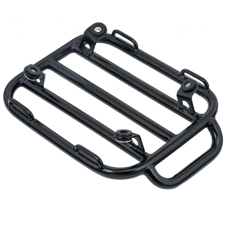 MOTONE VOYAGER REAR RACK - FOR TRIUMPH BOBBER / INDIAN SCOUT / HARLEY / BMW R18 - BLACK