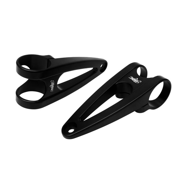 MOTONE SLINGSHOT CUSTOM HEADLIGHT BRACKETS 41MM - BLACK